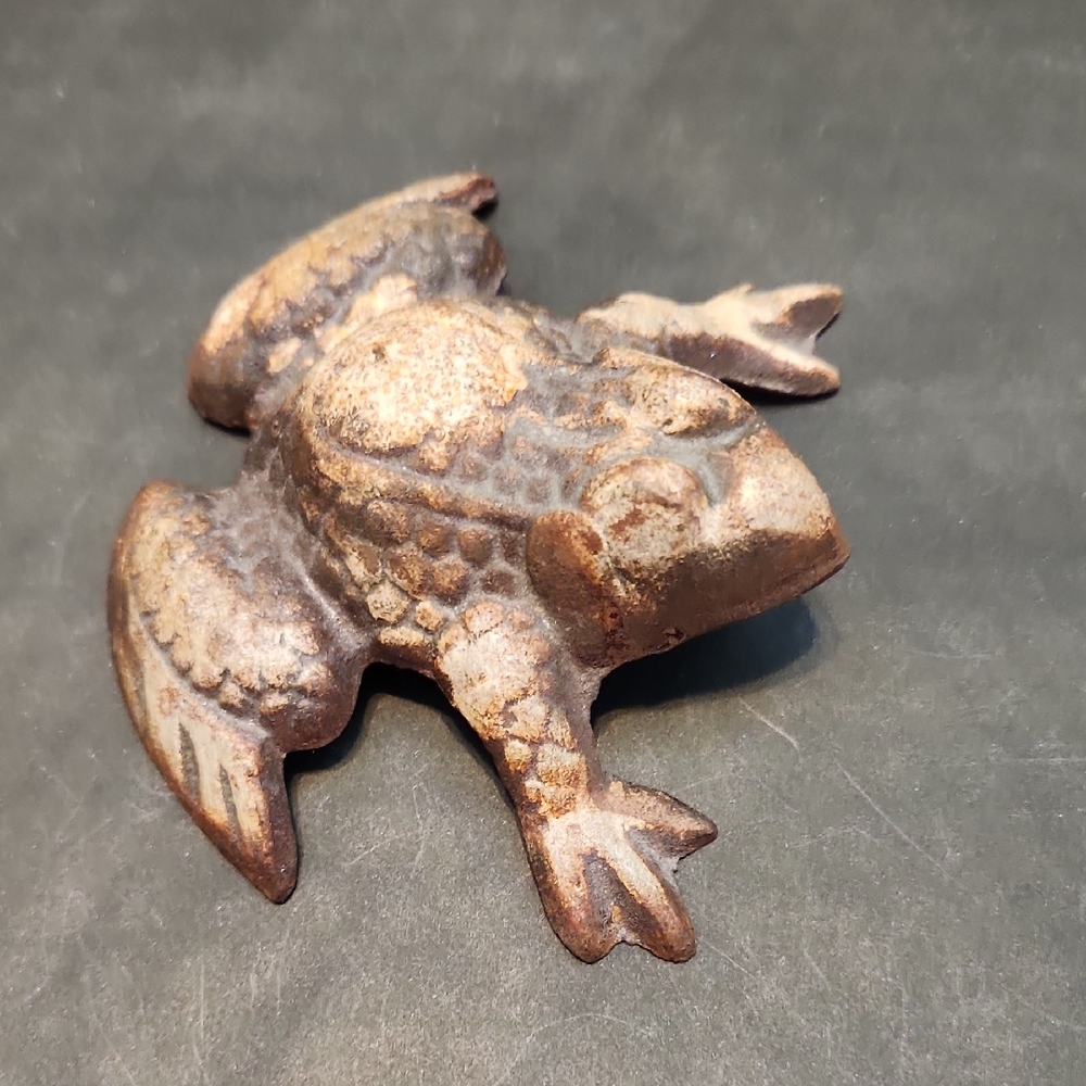 Rustic Brown Frog Reptile Decor